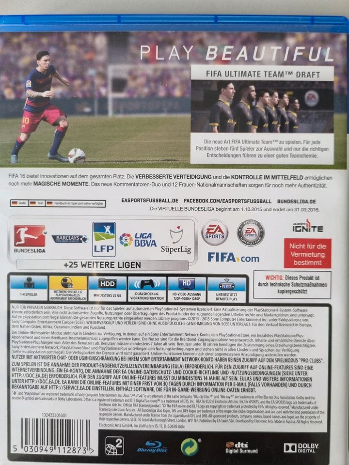 PS4 Fifa16 in Ansbach