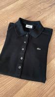 Lacoste Poloshirt langarm lange Knopfleiste slim schwarz sehr GUT Sachsen-Anhalt - Magdeburg Vorschau