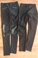 2 Hosen jeans treggings h&m c;a schwarz 158 Mödchen Hessen - Greifenstein Vorschau