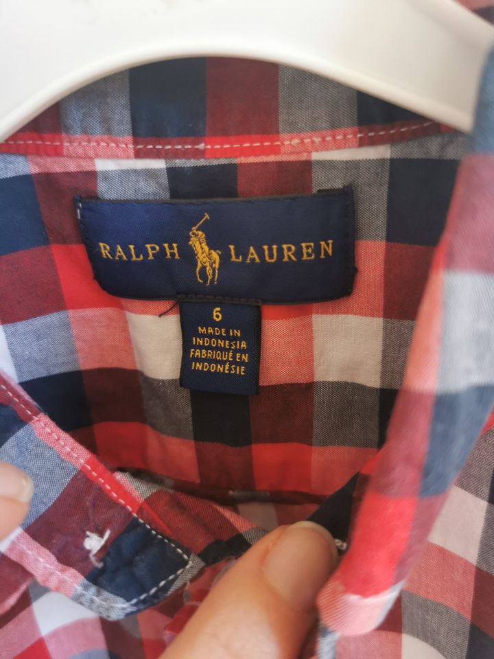 Ralph Lauren Hemd kurzarm Gr. 122 in Göttingen