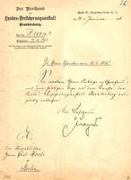 DR: 31.01.1906, Entlassungsbescheinigung der Landesversicherungsa Brandenburg - Brandenburg an der Havel Vorschau
