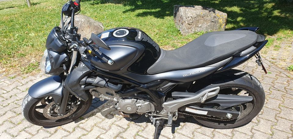 Suzuki Gladius (SFV650A) mit kleineren Umbauten in Schwäbisch Hall