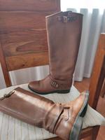 Kniehohe Lederstiefel, Gr. 40 Baden-Württemberg - Mannheim Vorschau