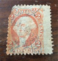 2 Cents US Inter. Rev. Washington Briefmarke Schleswig-Holstein - Eckernförde Vorschau