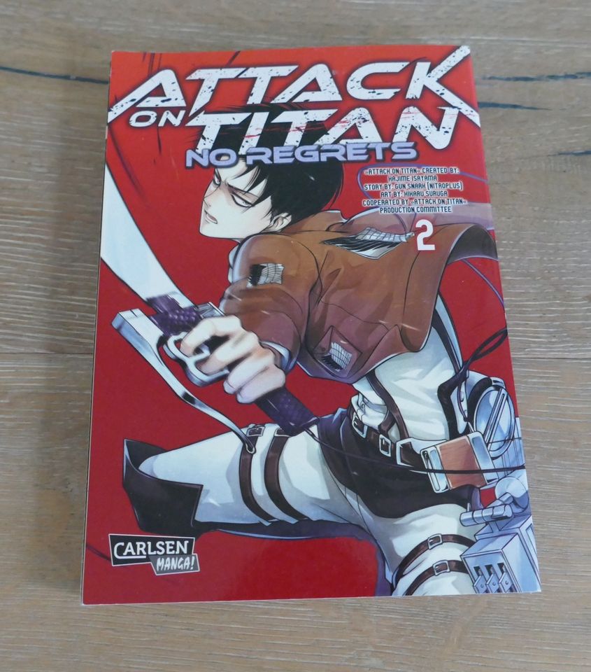 Carlsen Manga Attack on Titan 02 No Regrets in Gießen