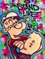 Outside - Popeye - Stand like a rock / 105x80cm Spraypaint Art Nordrhein-Westfalen - Horstmar Vorschau