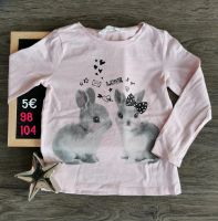 Langarmshirt, Longsleeve, Sweatshirt, Mädchen, Hase, 98,104 Sachsen - Coswig Vorschau