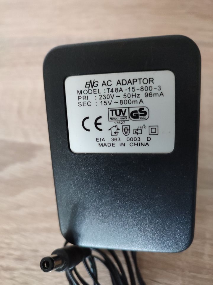 AC Adaptor T4 8A 15 V 800 mA in Dortmund