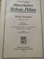 Antiker historischer Schulatlas v.1928 v. F.W. Putzgers Niedersachsen - Brackel Vorschau