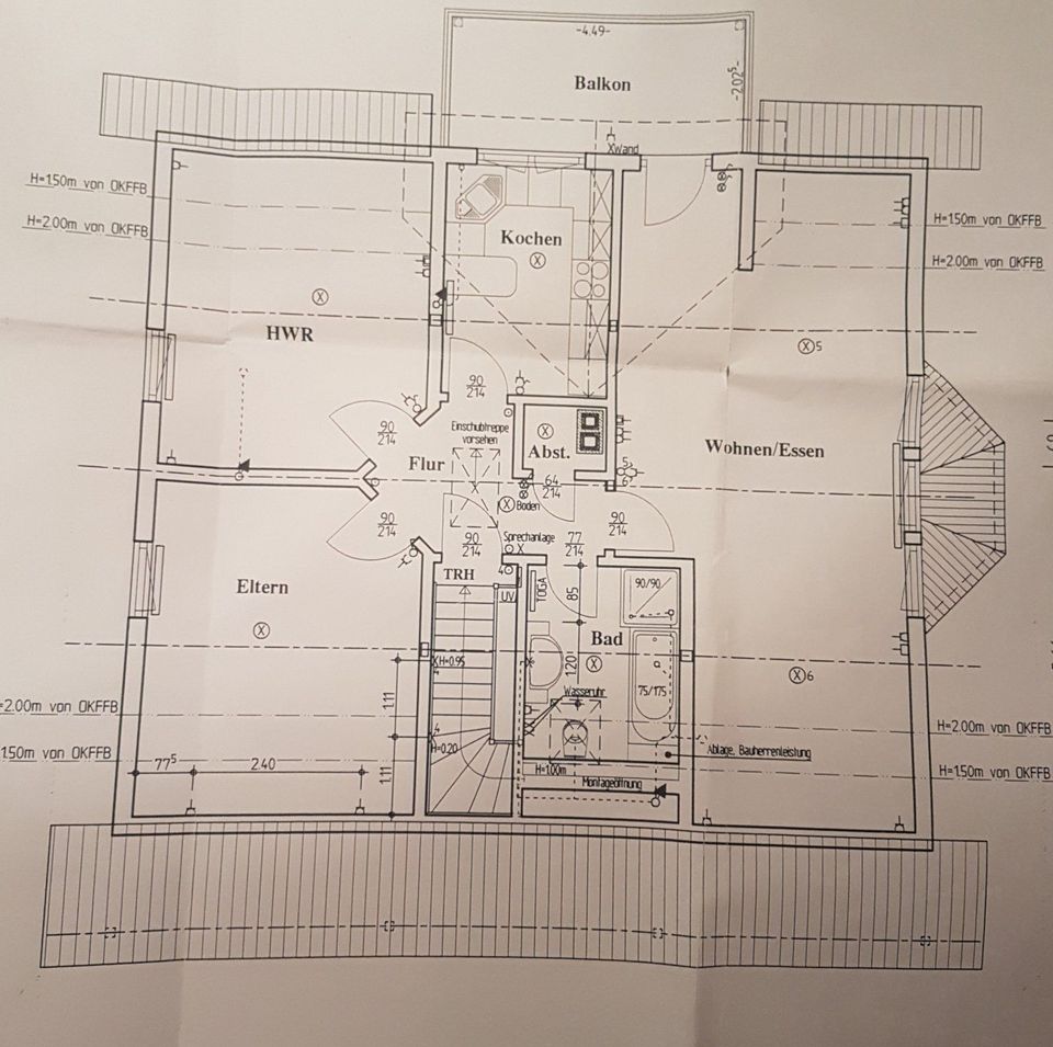 Wohnung: schöne helle Dachgeschosswohnung mit großem Balkon in Simmersfeld