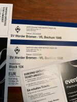 Bremen / Bochum 2 x Sitzplatz Tickets Nordrhein-Westfalen - Bottrop Vorschau