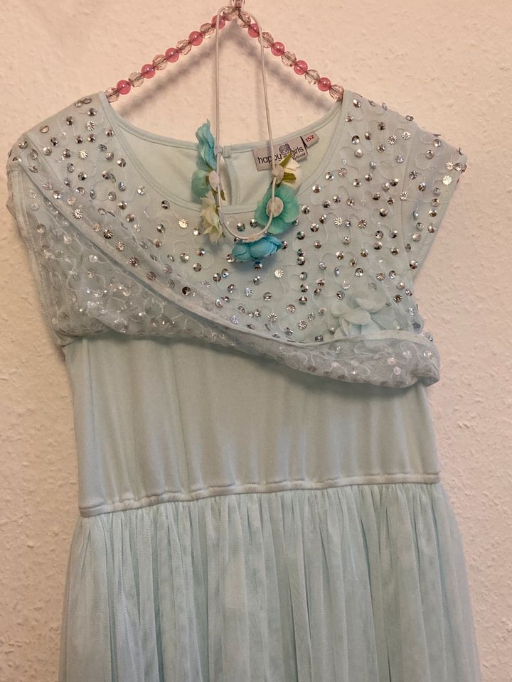 Kleid mit Haarschmuck Kommunion Hochzeit Gr. 152 in Friedrichshafen