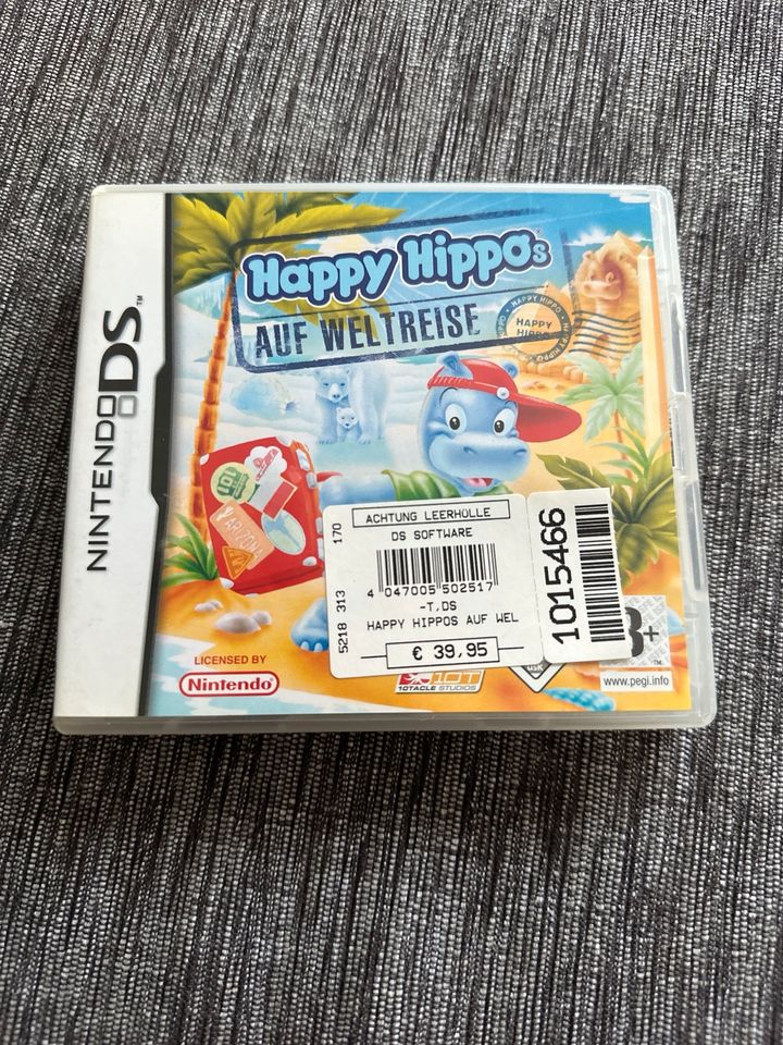 Nintendo DS - Hülle Happy Hippos in Schwanstetten