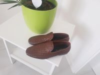 Zara Flechtmuster Leder Braun Slipper Herren Gr 42 Neu Etikett Nordrhein-Westfalen - Verl Vorschau