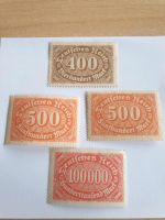 4 Briefmarken Deutsches Reich Inflation Bielefeld - Joellenbeck Vorschau