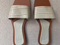 H&M ZARA Damen Pantoletten, Sandalen Gr. 35, grau Hessen - Nidderau Vorschau