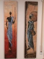 Bilder im afrikanischen Stil 25x115 cm Sachsen - Syrau Vorschau