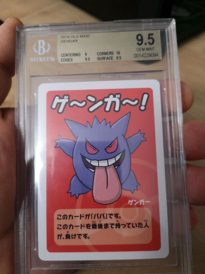 Pokemon Karte, Gengar Old Maid Vintage Japan BGS in Triftern