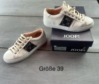 Joop! NP140€ 39 Cortina Cornflower Sneaker Leder weiß blau Baden-Württemberg - Köngen Vorschau