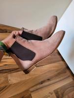 Cox Wildleder Chelsea Boots Desert gelöchert rosè Leder Görtz Hessen - Fulda Vorschau