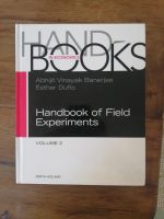 Handbook of field experiments (banerjee and duflo) Nordrhein-Westfalen - Vreden Vorschau