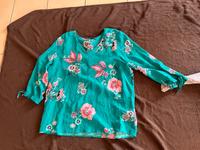 Bonita Bluse Blumen Tunika Türkis Oberteil floral 3/4 Ärmel Shirt Niedersachsen - Peine Vorschau