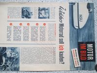 NSU Motor im Bild, DIN A4 12 Seiten, NSU Fox und Lux, 1950er TOP Nordrhein-Westfalen - Alsdorf Vorschau