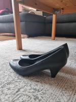 Schwarze Pumps, Größe 39, Venturini eleganza, Echtleder, schwarz Bayern - Hepberg Vorschau