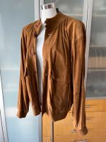 Herren-Jacke • Blouson • Gr. XXL • cognac • Ziegevelourleder Bremen - Vegesack Vorschau