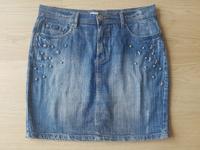 Apart Jeansrock Minirock Mini Rock Nieten Sterne used look Gr. 38 Niedersachsen - Lilienthal Vorschau