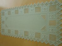 Tischdecken Hardanger Handarbeits Läufer 40x90cm. Niedersachsen - Oldenburg Vorschau