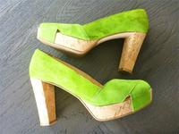 Pino Convertini High Heels Peeptoes Wildleder grün Gr.38 NP 325 € Nordrhein-Westfalen - Rheda-Wiedenbrück Vorschau