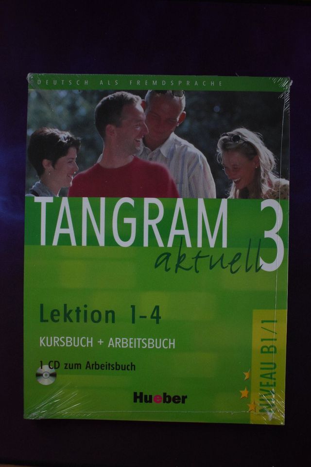 NEUes Buch - TANGRAM 3 - Lektion 1 - 4 Kurbuch UND Arbeitsbuch CD in Thale