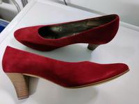 Pumps 40.5 rot Leder Gabor Hessen - Kassel Vorschau