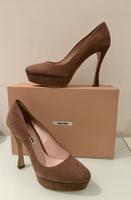 Neu! Miu Miu Pumps plateau, Wildleder, altrosa Gr.: 40 NP 890€ Hamburg-Nord - Hamburg Uhlenhorst Vorschau