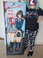 Anime Manga Auftragszeichnung Zeichenauftrag Leinwand cartoon Bayern - Markt Wald Vorschau