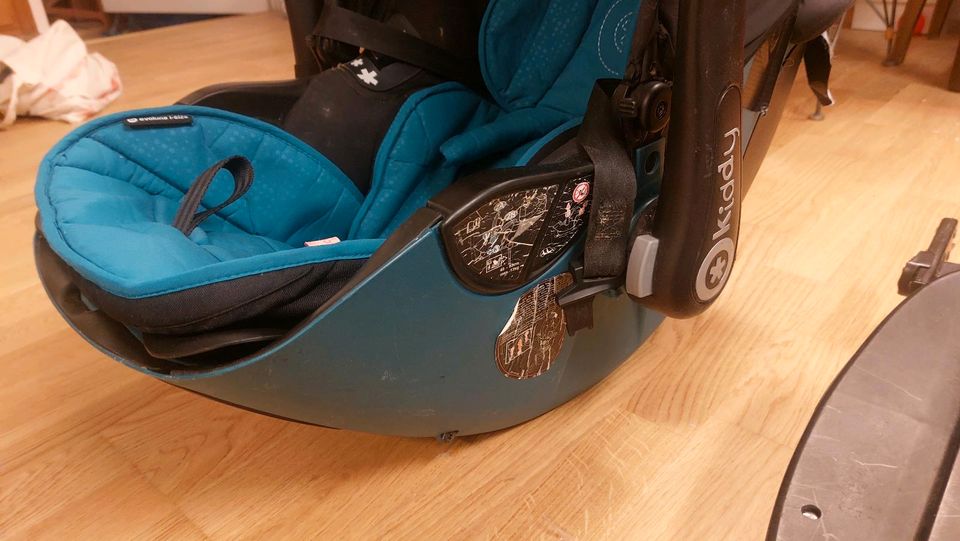 Babyschale Kiddy Evoluna I size plus Inkl Isofix-Base Platte in Schriesheim