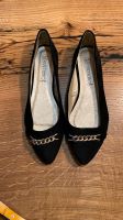 Spitze ballerinas schwarz samt Gold Kette neu 40 Schuhe esmara Schleswig-Holstein - Kiel Vorschau