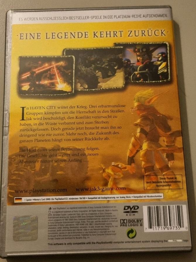 PS2 Jak 1-3 Trilogie in Jelmstorf