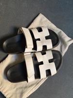 Hermes Chypre Sandalen 39 weiß Düsseldorf - Stadtmitte Vorschau