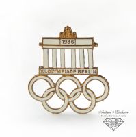 Orig 11 XI Olympische Sommerspiel Berlin 1936 Anstecker Pin Nadel Abzeichen Besucher Olympia Spiele Emaille Geschenk Set Sport Abzeichen  Sammler Neuwertig Top Versand Händler DHL Echt Neuw Rheinland-Pfalz - Igel Vorschau