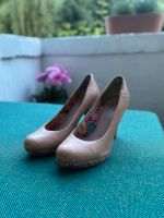 Pumps | Venturini | beige/rosa Leder | 38 Niedersachsen - Osnabrück Vorschau