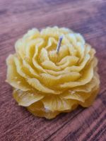 Rose Kerze Deko 100% Bienenwachs Hand Made Hochzeit Gelb Blume Schleswig-Holstein - Flensburg Vorschau