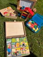 ❤️ Klein Kinder Holz Spiele Set Murmelbahn Puzzle Dithmarschen - Lohe-Rickelshof Vorschau