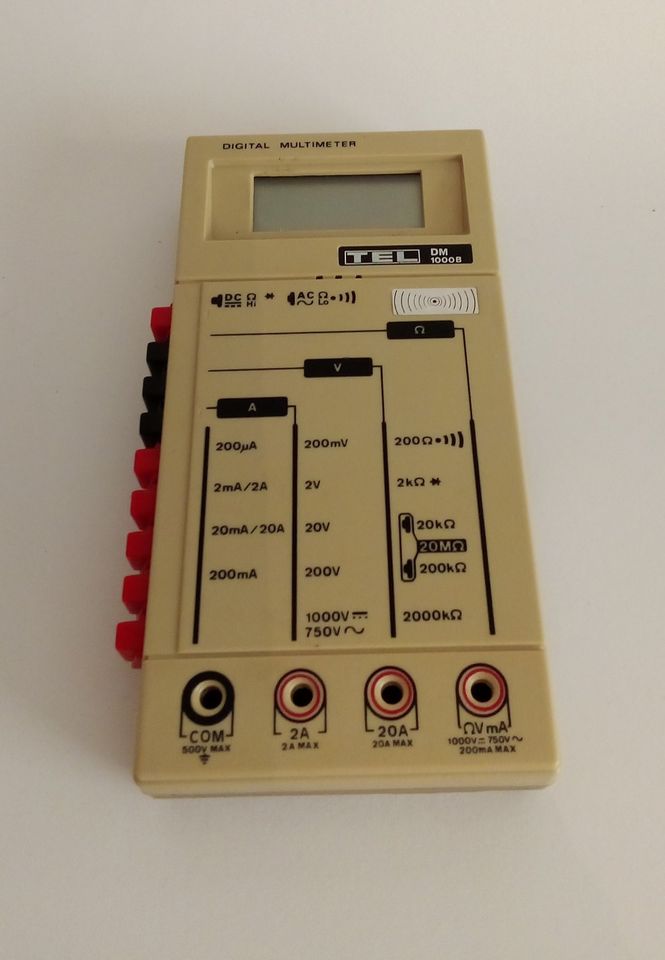 TEL DM 1000B Digital Multimeter für Gleich-/Wechselströme um 1977 in Hamburg