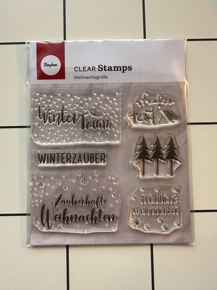 Silikonstempel Set Weihnachten Rayher in Itzstedt