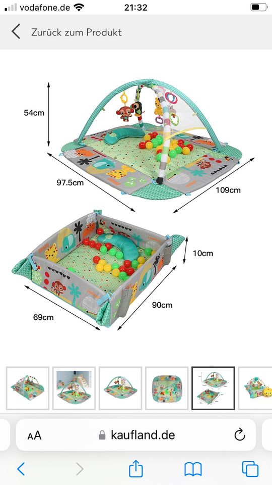 Baby Spielbogen Activity Bällebad in Neuenkirchen