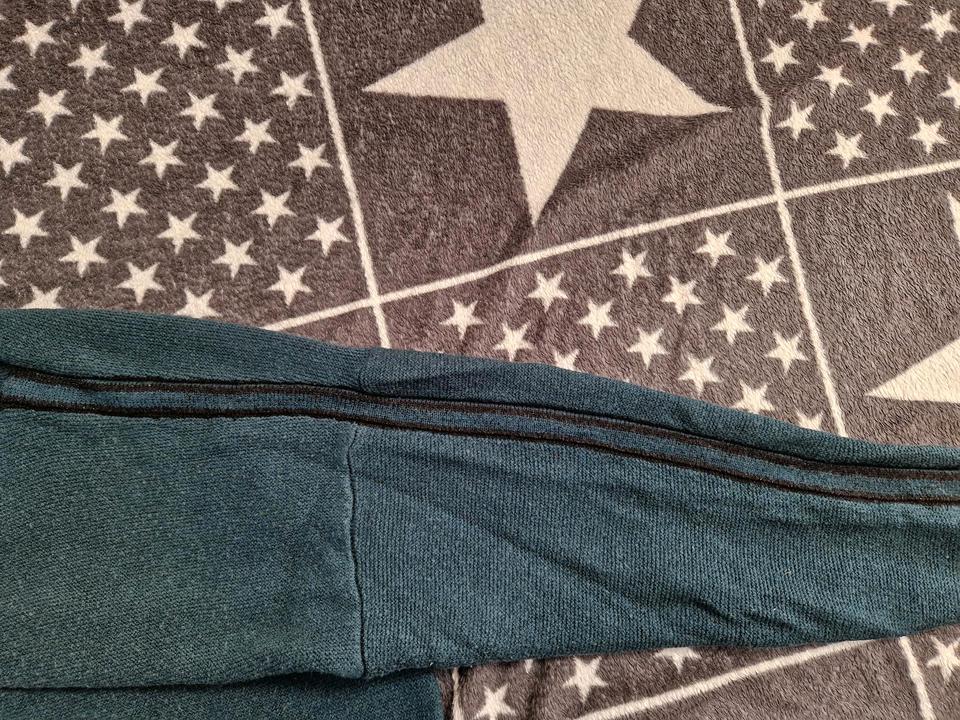 Pullover pulli gr. 44 damen petrol schwarz glitzer neuwertig in Gifhorn