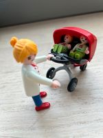 Playmobil Zwillingskinderwagen mit Mutter und 2 Kindern Zwillinge Düsseldorf - Golzheim Vorschau