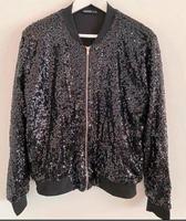 Damen Pailletten Jacke / schwarz / Gr. 42/44 Hessen - Pfungstadt Vorschau